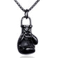 Fitness Boxing Gloves Metal Necklace