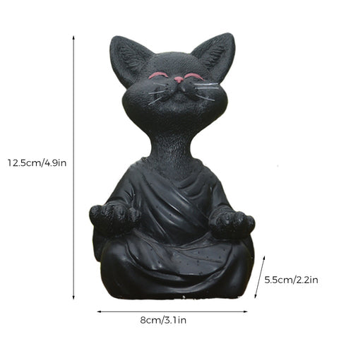 Happy Buddha Cat