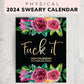 2024 new Calendar for Tired-Ass Women