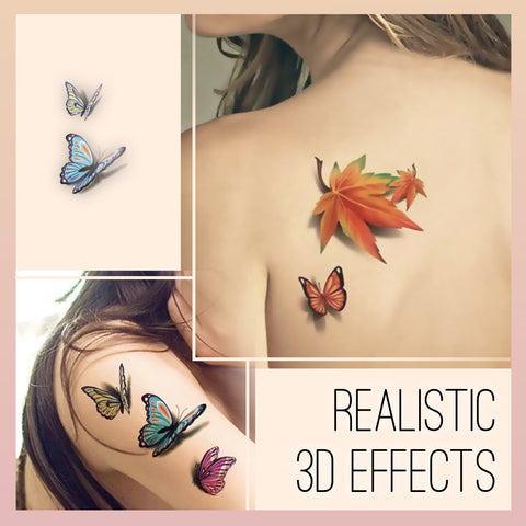 Waterproof Temporary 3D Tattoo Stickers