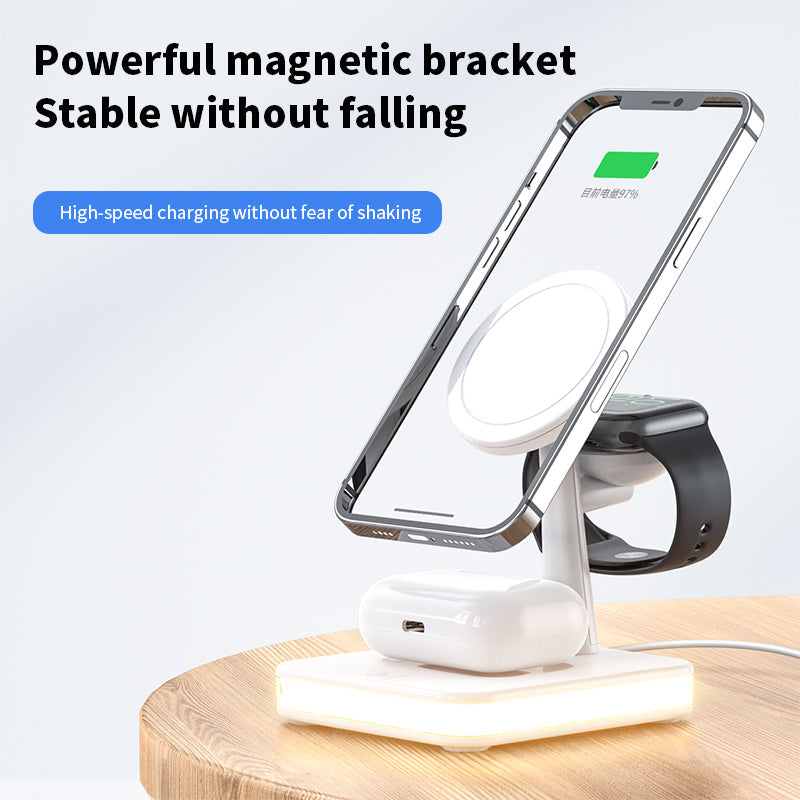 MAGNETIC WIRELESS CHARGER STAND DOCK