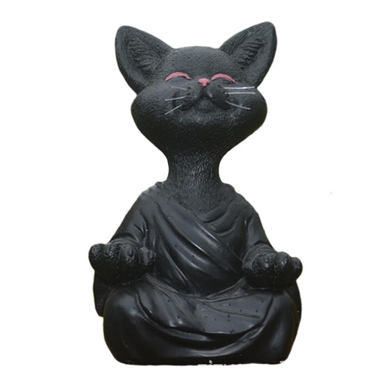 Happy Buddha Cat