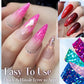 Reflective Mosaic Nail Art Transfer Foils (Set of 12)