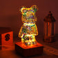 3D Firework Bear Colorful Bear Decor Light Gift for Him or Her