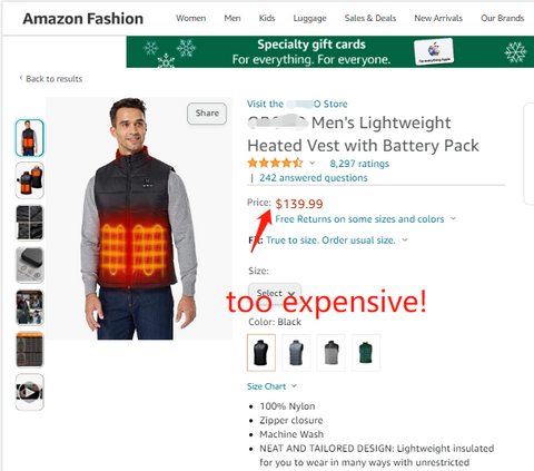 🔥Last Day Promotion 60% OFF-2022 Updated Version  LED Controller Heated Vest For Men & Women