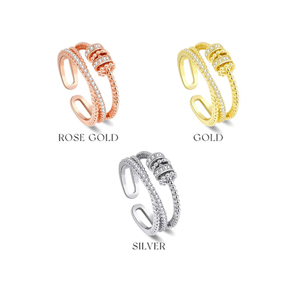 JANSIO Threanic Triple-Spin Ring（Limited time discount 🔥 last day）