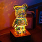 3D Firework Bear Colorful Bear Decor Light Gift for Him or Her