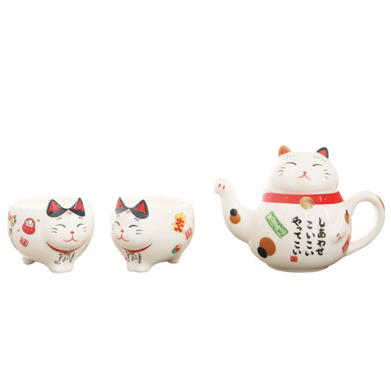 Lucky Cat Tea Set