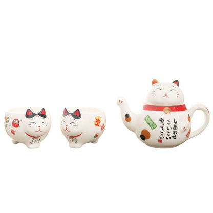 Lucky Cat Tea Set