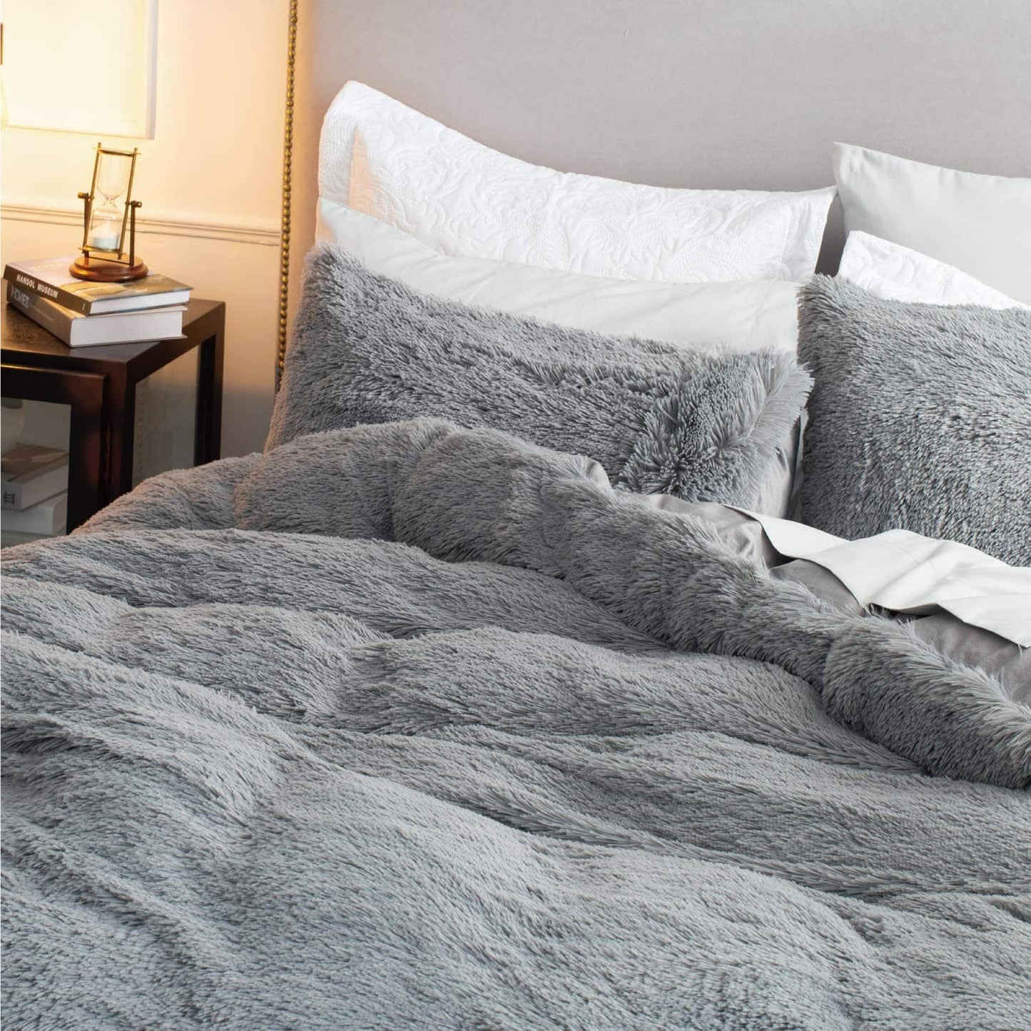 Fluffy Faux Fur Duvet Cover Set