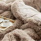 Fluffy Faux Fur Duvet Cover Set