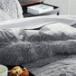 Fluffy Faux Fur Duvet Cover Set