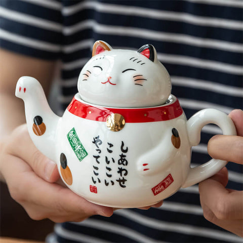 Lucky Cat Tea Set