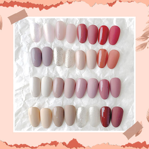 16 Colors Solid Butter Nail Gel Palette