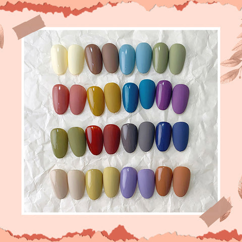 16 Colors Solid Butter Nail Gel Palette