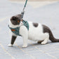 Japanese Style Cat Vest Harness Leash Set