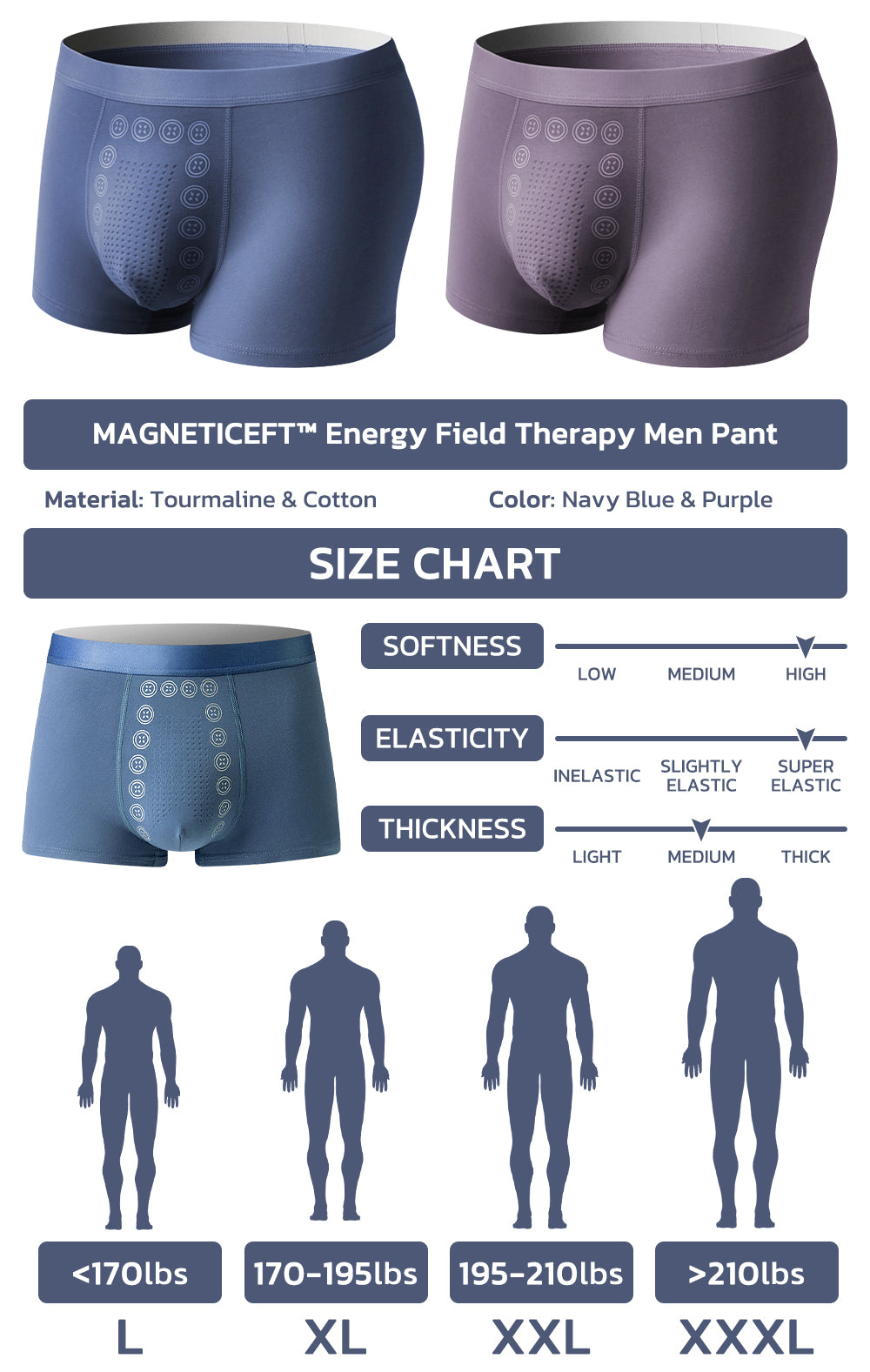 MAGNETICEFT™ Energy Field Therapy Men Pants