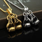 Fitness Boxing Gloves Metal Necklace