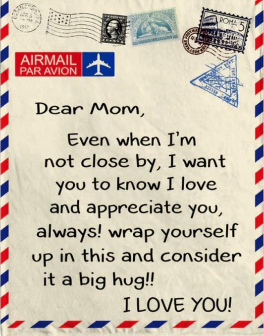 Letter to Mom Blanket