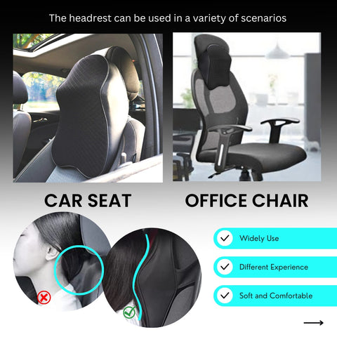 Car Seat Headrest Neck Rest Cushion