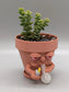 Last Day Promotion - 50%OFF) Pot Smoking Pot planter for succulents or houseplants ripping a bong