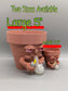 Last Day Promotion - 50%OFF) Pot Smoking Pot planter for succulents or houseplants ripping a bong