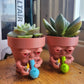 Last Day Promotion - 50%OFF) Pot Smoking Pot planter for succulents or houseplants ripping a bong