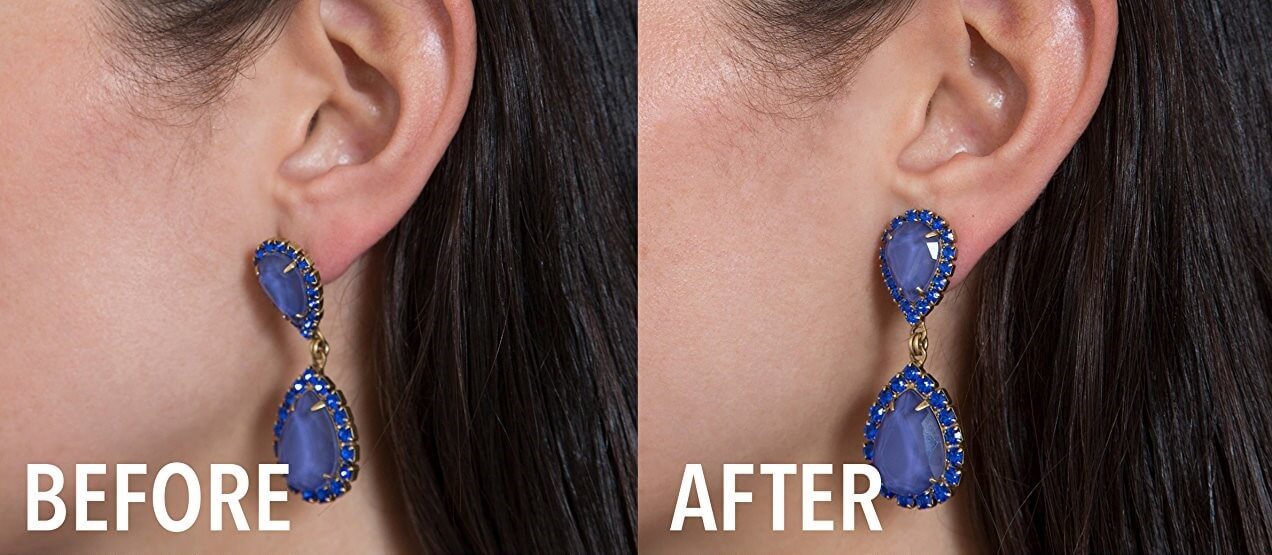 Earring Lifters for Stretched Earlobes