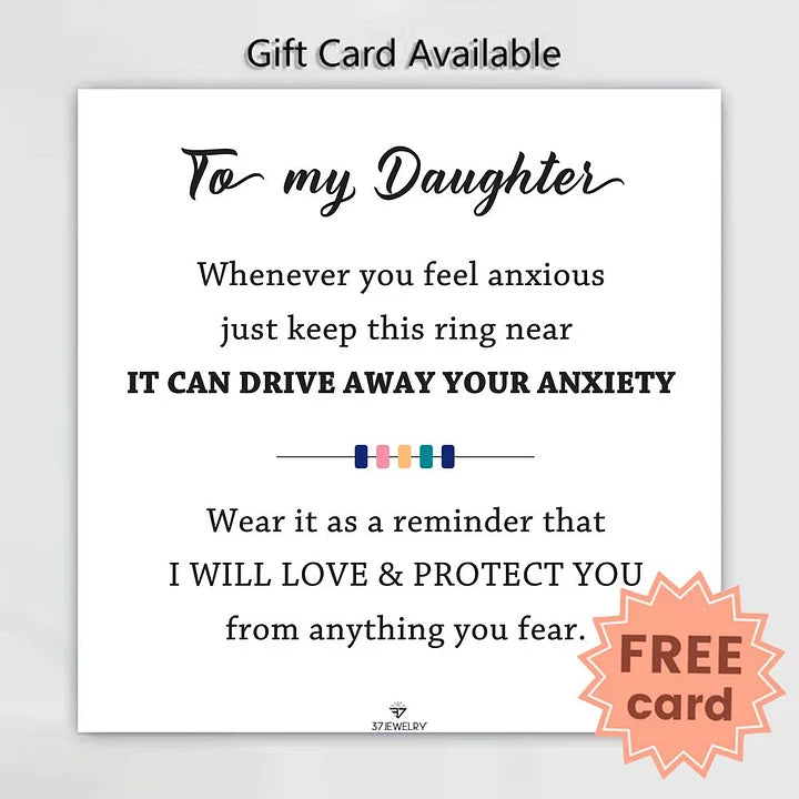 🔥 Last Day Promotion 49% OFF - 💖FOR DAUGHTER💖 - DRIVE AWAY YOUR ANXIETY FIDGET RINGS