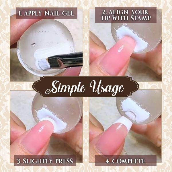 Nailtip styling Nail Art Jelly Stamp