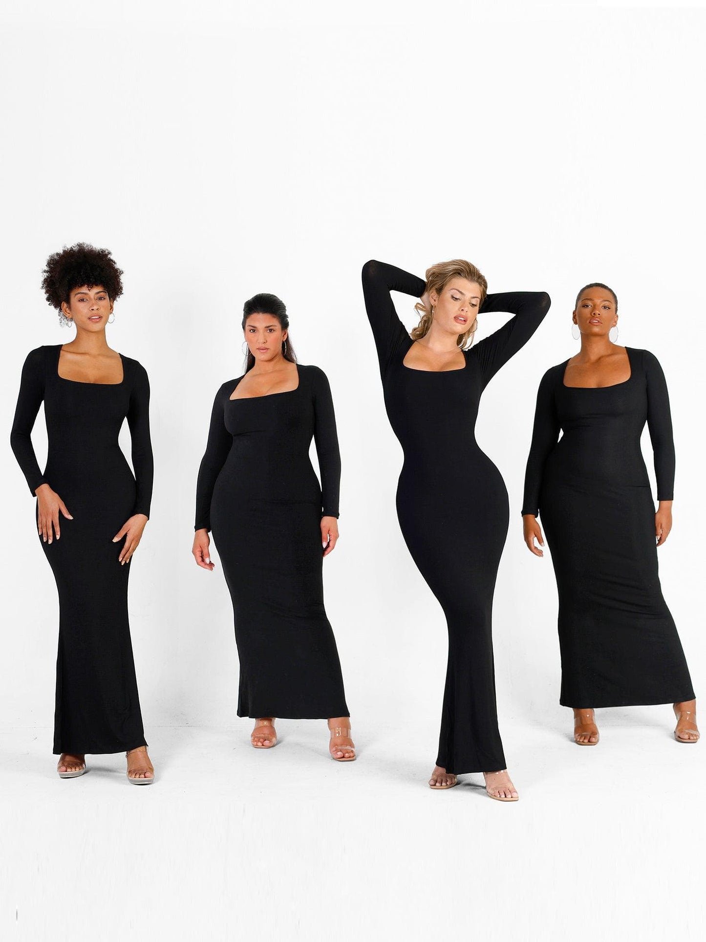 Built-In Shapewear Modal Soft Lounge Dresses