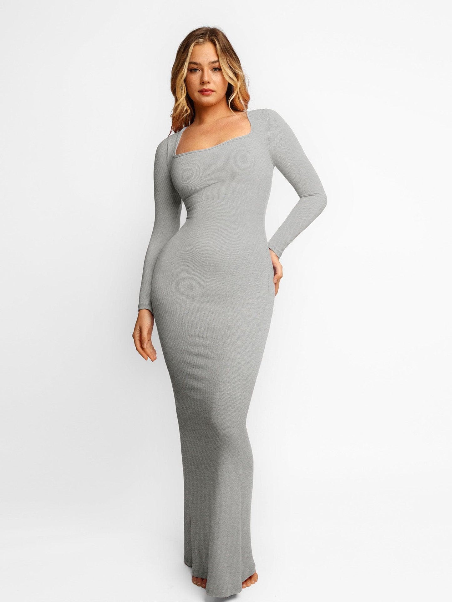 Built-In Shapewear Modal Soft Lounge Dresses