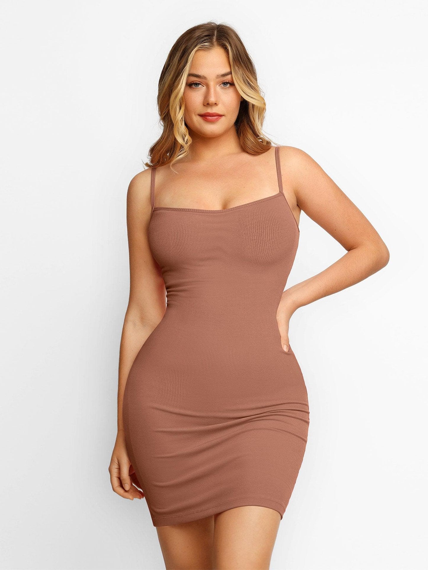 Built-In Shapewear Modal Soft Lounge Dresses