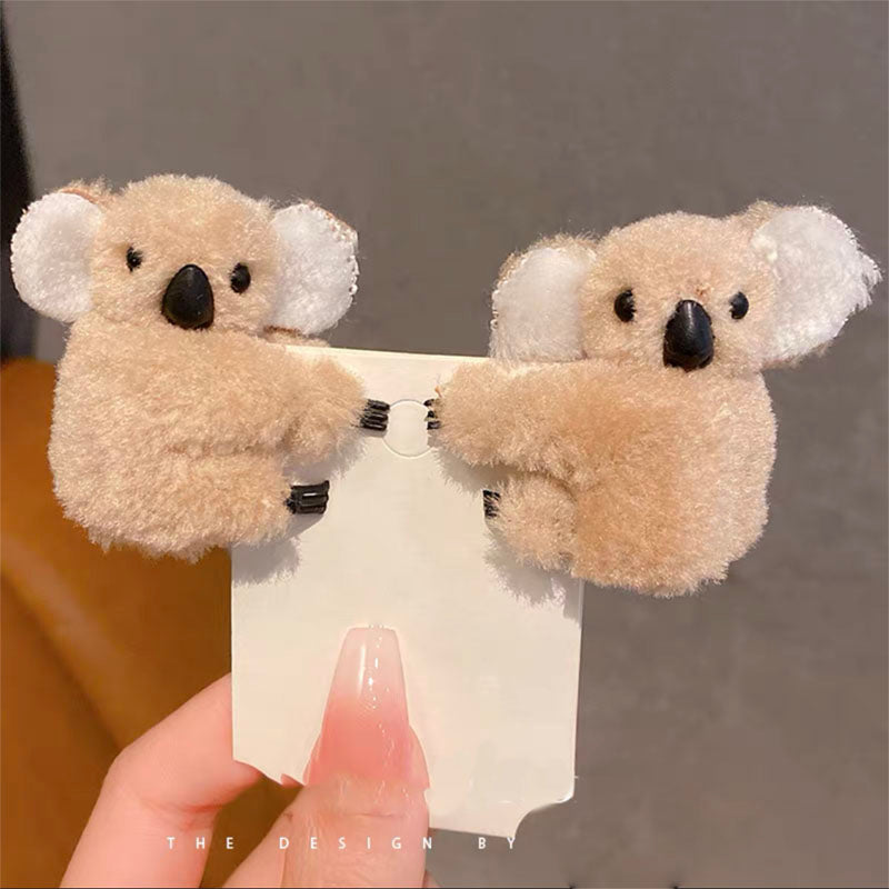 2Pcs Koala Hair Clips