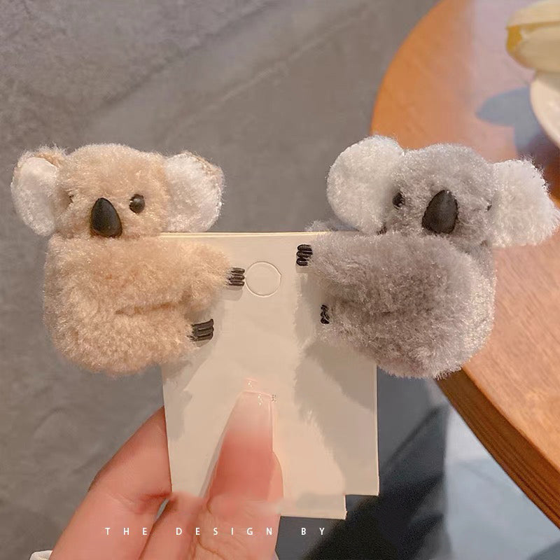 2Pcs Koala Hair Clips